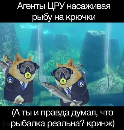 Агенты ЦРУ на рыбалке