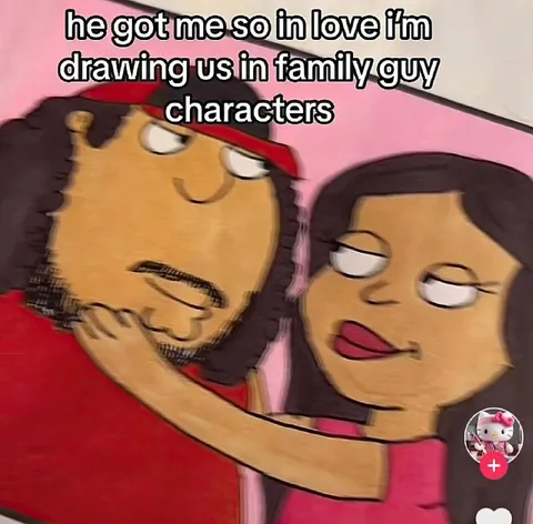 Drawing Us as Family Guy Characters