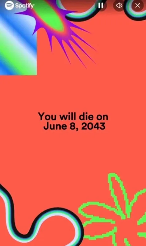 You Will Die on June 8, 2043