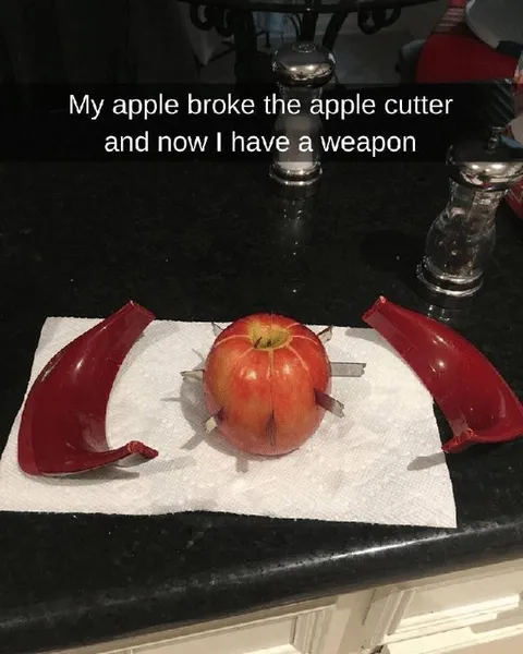 Apple Turns Cutter Into Weapon