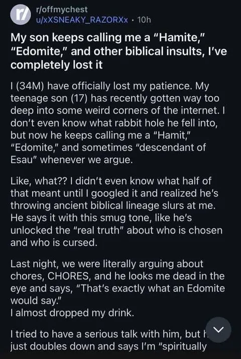 Biblical Insults From the Internet