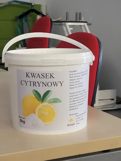 Wiadro kwasku cytrynowego