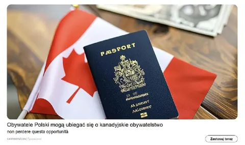 Polacy mogą dostać kanadyjskie obywatelstwo