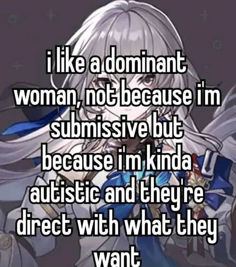 Dominant Woman, Submissive Autist