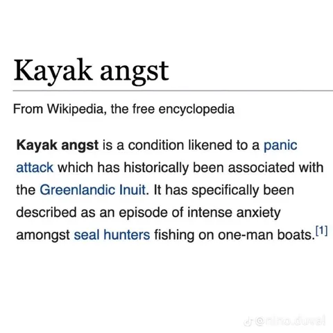 Kayak Angst Wikipedia Parody