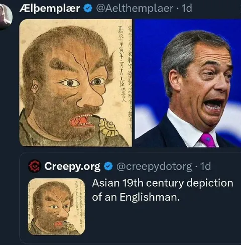 Asian Depiction of an Englishman