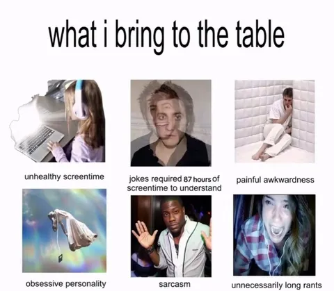 What I Bring to the Table