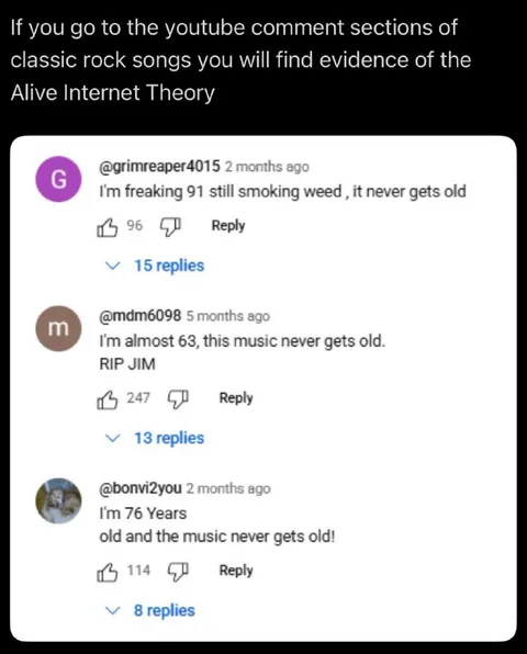 Alive Internet Theory Comments