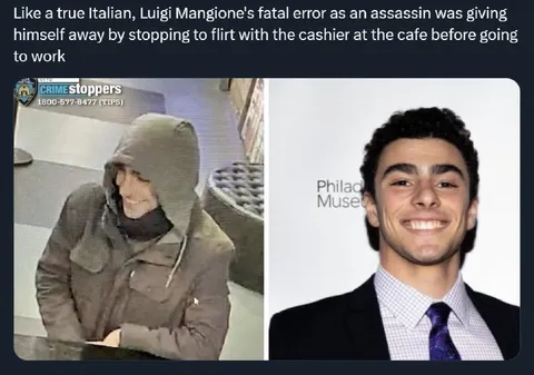 Luigi Mangione Flirts Before Work