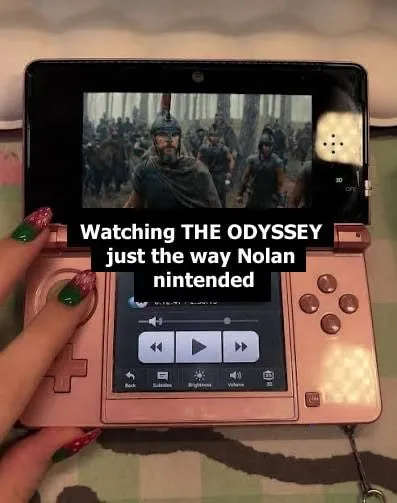Watching Nolan's Odyssey on Nintendo