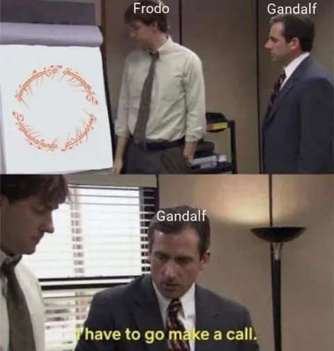 Gandalf Has to Make a Call