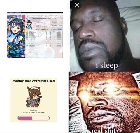 I Sleep Real Shit Bot Check