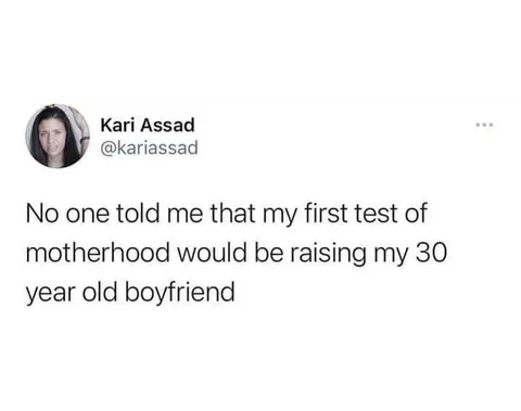 Raising My 30-Year-Old Boyfriend