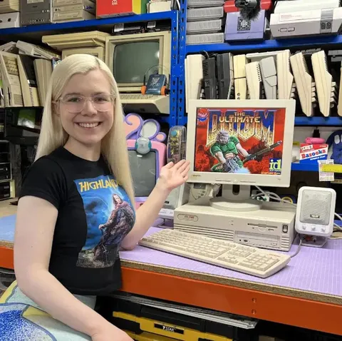 Ultimate Doom on Vintage Computer