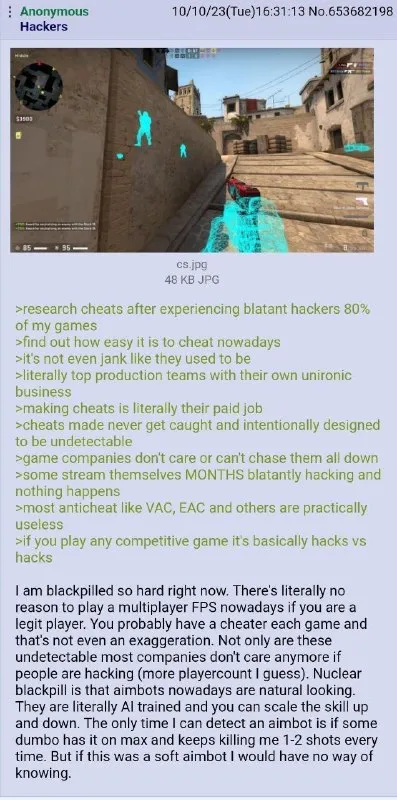 Blackpilled About Multiplayer Hacking