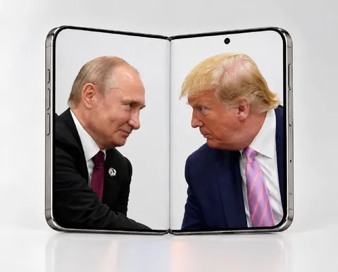 Путин и Трамп в телефоне