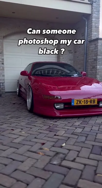 Can Someone Photoshop My Car Black