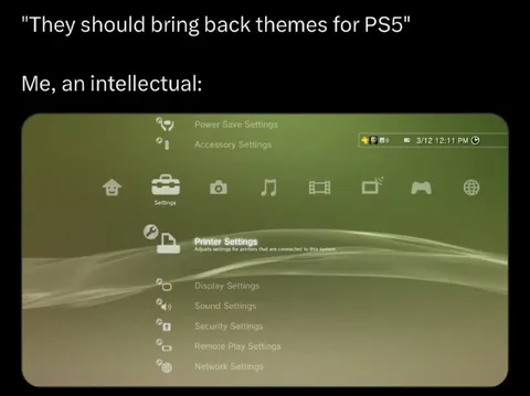 PS5 Themes Intellectual