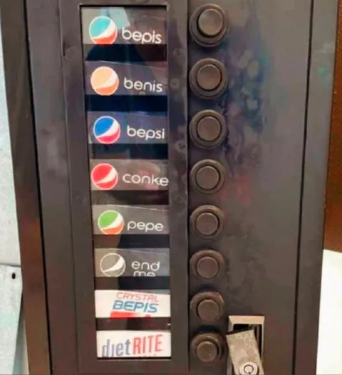 Cursed Soda Vending Machine