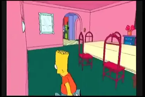 Барт идёт через дом