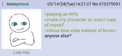 Blue-Eyed RPG Self Insert