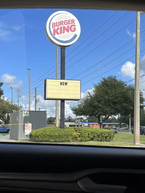 Burger King Says Now