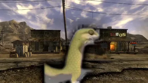 Dancing Lizard in Goodsprings