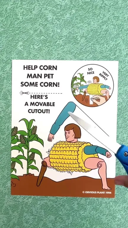 Corn Man Gets So Ripply