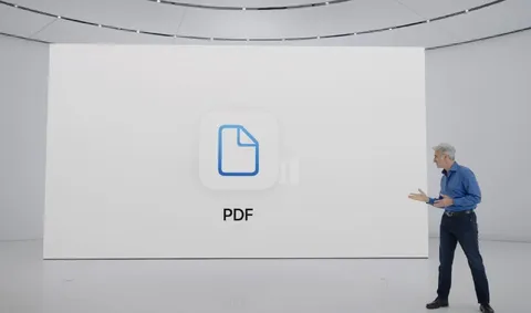 Man Presenting a PDF