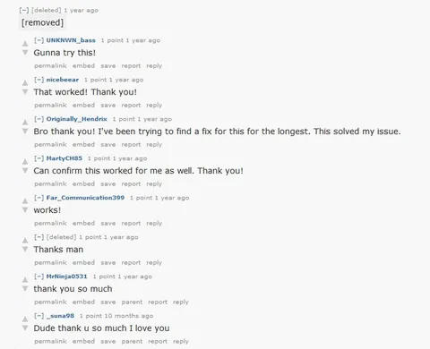 Reddit Fix That Worked