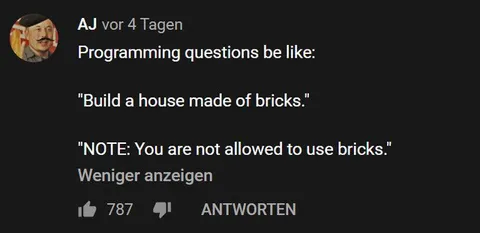 Programming Questions Be Like