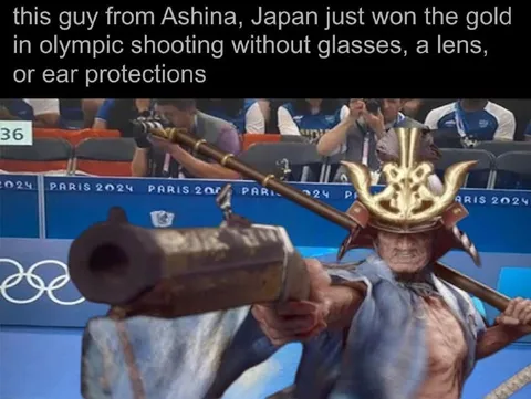 Ashina Olympic shooting champion
