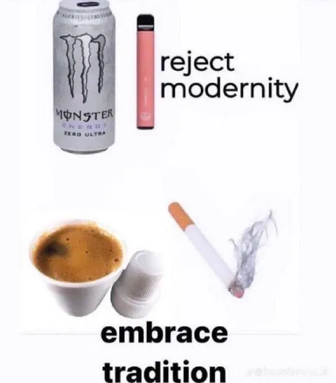 Reject Modernity Embrace Tradition