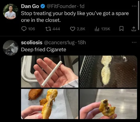 Deep Fried Cigarette