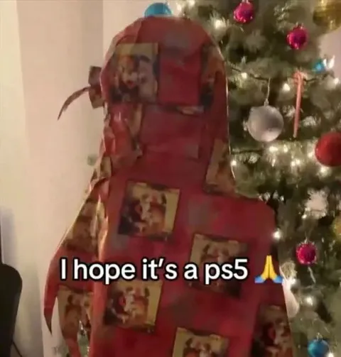 I hope it's a PS5 Christmas gift