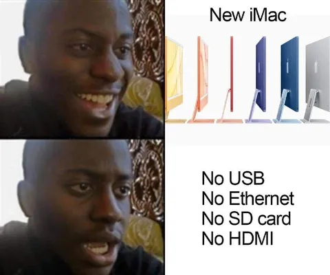 New iMac Has No Ports