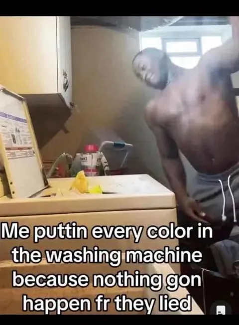 Every Color in the Washing Machine