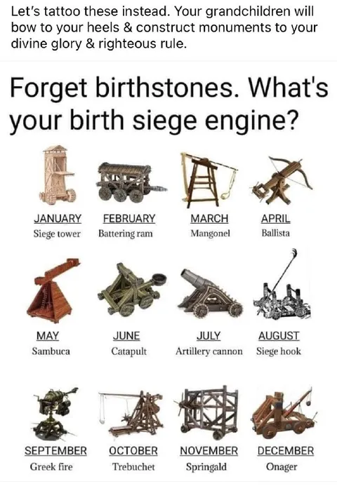 Your Birth Siege Engine
