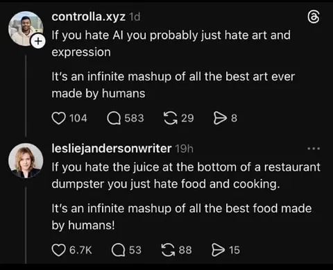 AI Art and Dumpster Juice