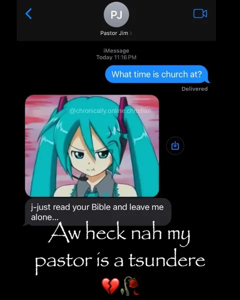 Pastor Is a Tsundere