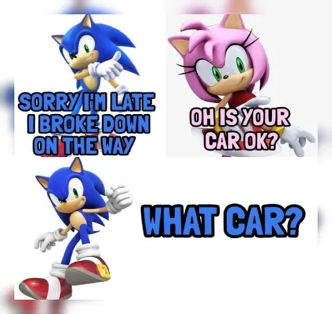 Sonic Broke Down on the Way
