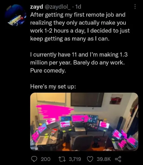 Eleven Remote Jobs Setup