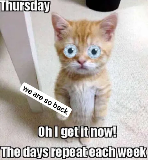 Thursday Days Repeat Every Week