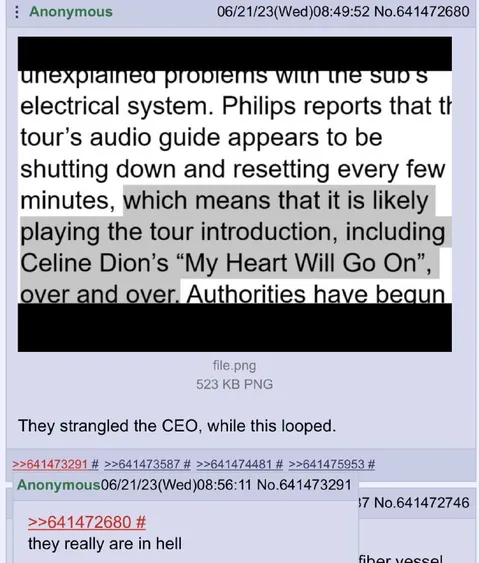 CEO Strangled to My Heart Will Go On