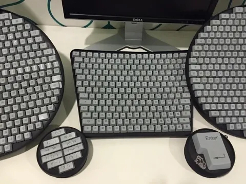 Bizarre Split Keyboard Setup