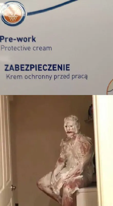 Krem ochronny przed pracą