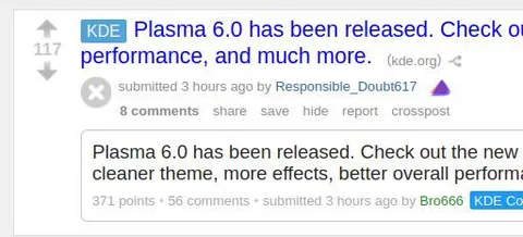 KDE Plasma 6.0 Release Post