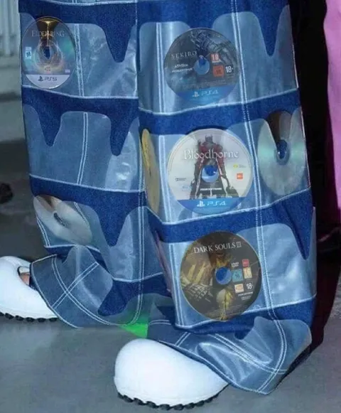 Soulsborne Game Disc Pants