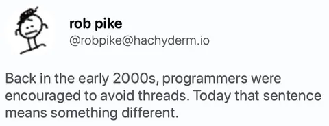 Programmers Avoid Threads