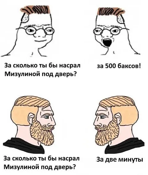 За сколько ты бы насрал Мизулиной